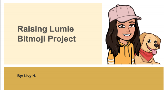 Raising Lumie Bitmoji Project